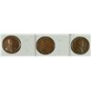 Image 1 : LOT OF ( 3 ) LINCOLN CENTS: 1917 P,D & S