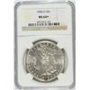 Image 1 : 1900-O MORGAN SILVER DOLLAR, NGC  MS-64+  LOOKS MS-65
