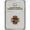 Image 1 : 1954-S LINCOLN CENT NGC MS-67 RED