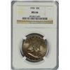 Image 1 : 1955 FRANKLIN HALF DOLLAR, NGC MS-66!