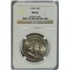 Image 1 : 1958 FRANKLIN HALF DOLLAR, NGC MS-66