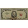 Image 1 : 1963 $5 US NOTE (STAR) RED SEAL