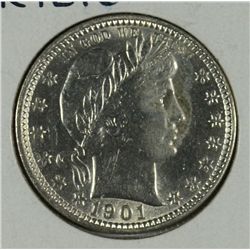 1901 BARBER QUARTER MS-63