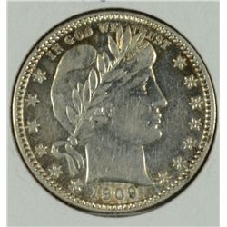 1909-D BARBER QUARTER MS-64