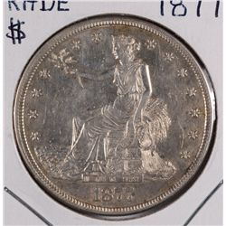 1877-S TRADE DOLLAR XF-45