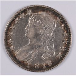 1818/7 BUST HALF DOLLAR XF/AU (NICE TONING)