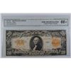 Image 1 : 1922 $20 US GOLD CERTIFICATE CGA 66 (STAR)