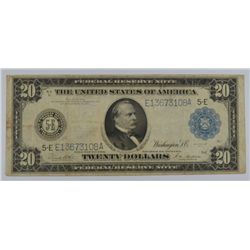 1914 $20 FEDERAL RESERVE NOTE