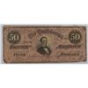 Image 1 : 1864 $50 CONFEDERATE STATES OF AMERICA NOTE