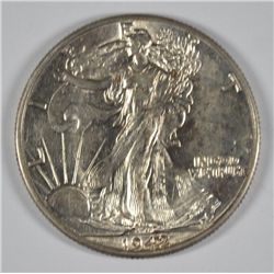 1942 WALKING LIBERTY HALF DOLLAR MS-63