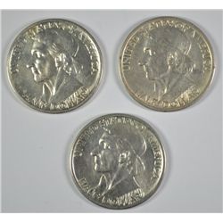 1935/34 SET OF BOONE COMMEN HALF DOLLARS CH BU