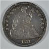 Image 1 : 1871 SEATED DOLLAR F/VF DETAILS