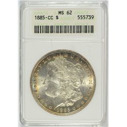 1885-CC MORGAN DOLLAR ANACS MS-62