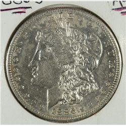1886-S MORGAN DOLLAR AU