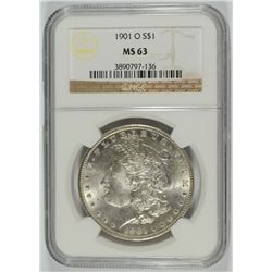 1901-O MORGAN DOLLAR NGC MS-63