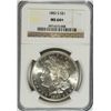 Image 1 : 1882-S MORGAN SILVER DOLLAR, NGC MS-64+  LOOKS MS-65!