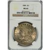 Image 1 : 1988 MORGAN SILVER DOLLAR, NGC MS-65 GEM, SUPERB!