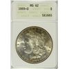 Image 1 : 1889-O MORGAN SILVER DOLLAR, ANACS MS-62