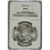 Image 1 : 1900-O MORGAN SILVER DOLLAR, NGC MS-65  GEM!!