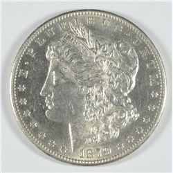 1879-S REVERSE OF 78 MORGAN SILVER DOLLAR, MS-63