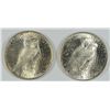 Image 2 : ( 2 ) 1922 PEACE SILVER DOLLARS, AU