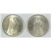 Image 2 : ( 2 ) 1924 PEACE SILVER DOLLARS, AU