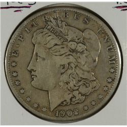 1902-S MORGAN DOLLAR VG