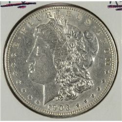 1903 MORGAN DOLLAR AU