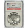 Image 1 : 1922-D PEACE DOLLAR NGC MS-63