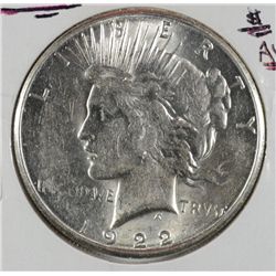 1922-S PEACE DOLLAR AU