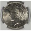 Image 2 : 1923 PEACE DOLLAR NGC MS-62