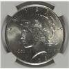 Image 2 : 1926 PEACE DOLLAR NGC MS-63