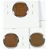 Image 2 : LOT OF ( 3 ) 1916-S LINCOLN CENTS, XF/AU