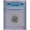 Image 1 : 1907 BARBER DIME, ICG MS-60 WHITE!!