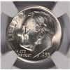 Image 2 : 1953-S ROOSEVELT DIME, NGC MS-66 FULL TORCH