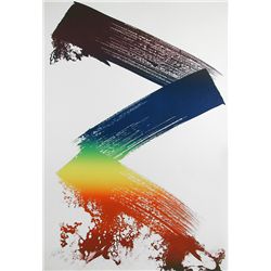 Paul Jenkins, Untitled (Zig Zag), Lithograph