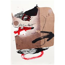 Antoni Tapies, Arrow, Lithograph