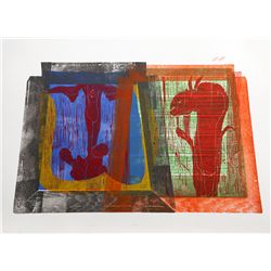 Gerhard Altenbourg, Ariadne, Homage to Picasso, Screenprint