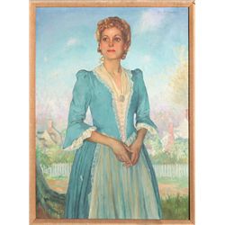 Abel Warshawsky, Martha Scott Powell, Howards of Virginia, Oil Painting