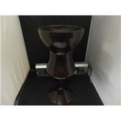 THAI- HAND MADE MANGO WOOD VASE-MEDIUM