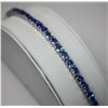Image 2 : STERLING SILVER TANZANITE BRACELET