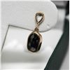Image 3 : 14KT GOLD BLACK DIAMOND (2.08ct) & WHITE DIAMOND (0.22ct) EARRINGS