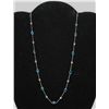 Image 1 : 14KT WHITE GOLD SAPPHIRE (5.0ct) NECKLACE