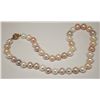 Image 2 : 14KT GOLD GENUINE FRESHWATER PEARL NECKLACE