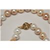Image 3 : 14KT GOLD GENUINE FRESHWATER PEARL NECKLACE