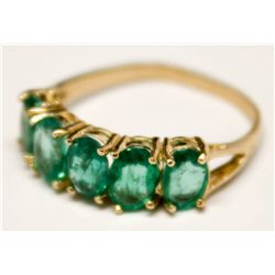 10KT GOLD EMERALD (2.40ct) RING