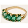 Image 1 : 10KT GOLD EMERALD (2.40ct) RING