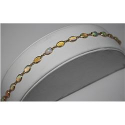 14KT GOLD OPAL BRACELET