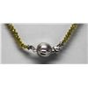 Image 2 : 14KT WHITE GOLD CLASP GENUINE RONDELLE DIAMOND (23.30ct) NECKLACE