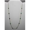 Image 1 : 10KT GOLD EMERALD (4.20ct) NECKLACE